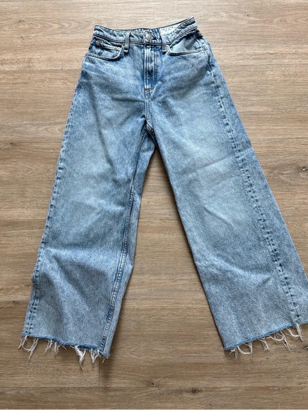 Rag & Bone Ruth Super High-Rise Wide Leg Jeans 24